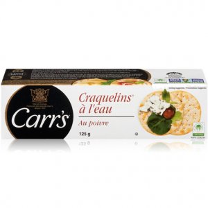 Carrs Table Water Crackers Cracked Pepper