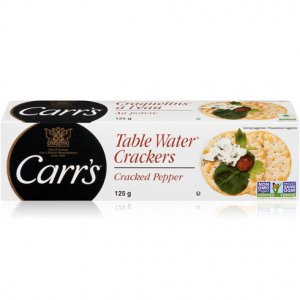 Carrs Table Water Crackers Cracked Pepper