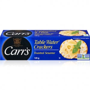 Carrs Table Water Crackers Toasted Sesame